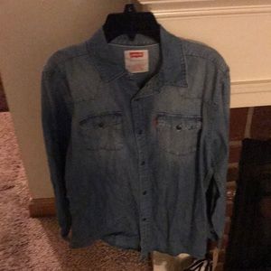Blue Jean Levi Shirt